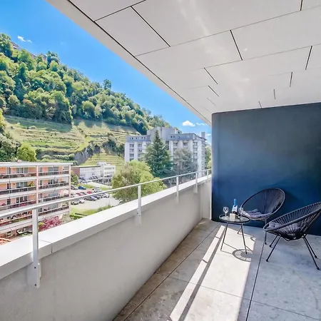 Urban Maggiolina Sunset With Terrace & Mountain Views - Happy לוקרנו
